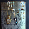 Multi-Colored Moonstone Palais Royal Grand Tour Scent Bottle With Seal - Luna Necklace
