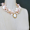 #8 Shell of an Idea IV Necklace - 14k Gold Angelskin Coral Cameo Shells