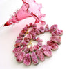#5 Cherie Necklace - Pink Cobalto Pink Sapphires Druzy Necklace