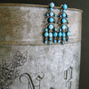 #2 Aveline Earrings - Turquoise Diamond Chandelier Earrings