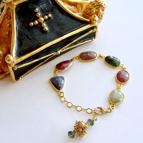 2-suzie-iii-bracelet-multicolored-sapphire-slices-adjustable-bracelet