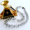 #6 Tessa Necklace - Tourmilated Quartz Polki Diamond Clasp Necklace