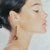Ametrine Hearts Amethyst - Audrey Ametrine Duster Earrings