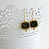 Venetian Glass Butterfly Intaglio Earrings - Mariposa Earrings