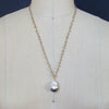 #6 Chantilly IV Necklace - Flamball Pearl Diamonds
