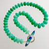 #1 Courtney II Necklace - Chrysoprase Opal Inlay Toggle