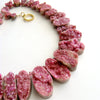 #2 Cherie Necklace - Pink Cobalto Pink Sapphires Druzy Necklace