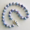 #2 Violet Necklace - Mystic Lavender Moonstone Choker Necklace
