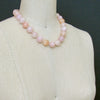 #5 Dahlia III Necklace - Morganite Beryl Pink Zircon MOP Opal Necklace