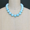 Naco Turquoise Choker Necklace Mother-of-Pearl Opal Inlay Toggle - Charlene III Necklace
