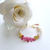 #2 Valentina II Bracelet - Pink Sapphires Coin Pearls