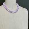 #7 Orianne Necklace - Orchid Kunzite Amethyst Inlay Toggle