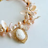 #4 Shell of an Idea IV Necklace - 14k Gold Angelskin Coral Cameo Shells