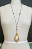 #6 Guinevere III Necklace - Ametrine Amethyst Mother of Pearl Scent Bottle