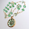 #1 Genovesa Necklace - Green Fluorite Prasiolite Sailors Valentine Necklace