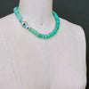 #5 Courtney II Necklace - Chrysoprase Opal Inlay Toggle
