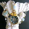 #1 Antigua III Sailor's Valentine Necklace-Aquamarine Labradorite