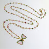 #1 Le Papillon III Necklace - 18k Gold Tourmaline Butterfly Necklace