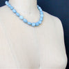 #6 Alicia Choker Necklace - Blue Opal MOP Inlay Toggle