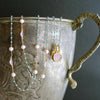 #4 Treia Necklace - Pink Venetian Intaglio Necklace Turquoise Rose Quartz