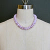 #4 Orianne Necklace - Orchid Kunzite Amethyst Inlay Toggle