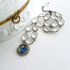 #2 Kaleidoscope de Papillon III Necklace - Rock Crystal Silver Paste Locket