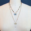 #5 Le Papillon IV  & III Necklaces - Tourmaline Butterfly Necklace