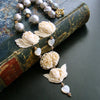 #4 Les Anges Espiegles Necklace - Gray Baroque Pearls EcoIvory Cherubs (1)
