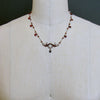 #4 Ava Necklace - St Esprit Victorian Style Garnet Doves