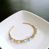 #4PM Diana Stacking Bracelet - Blue Topaz Pearls