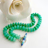 #3 Courtney II Necklace - Chrysoprase Opal Inlay Toggle