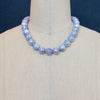 #5 Violet Necklace - Mystic Lavender Moonstone Choker Necklace