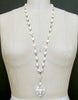 #5 Quenby Necklace - Pearls Mother of Pearl Queen Bee Heart