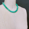 #8 Courtney II Necklace - Chrysoprase Opal Inlay Toggle